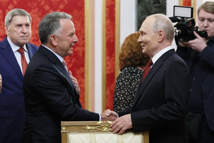 Tổng thống Nga Vladimir Putin và Đặc phái viên Mỹ Steve Witkoff. Ảnh: Điện Kremlin