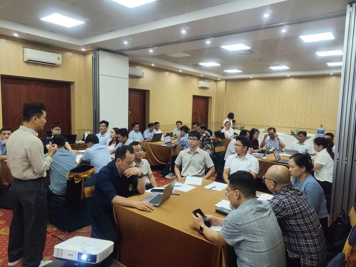 Các học viên tham gia chương trình. Ảnh: CTV
