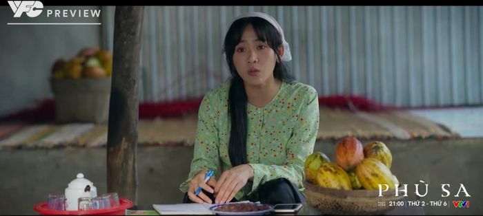 Phù Sa khiến dì Tám nổi giận. Ảnh VTV