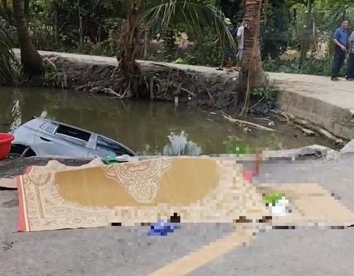 Khu vực hiện trường xảy ra vụ việc đau lòng. Ảnh: Cắt từ clip.