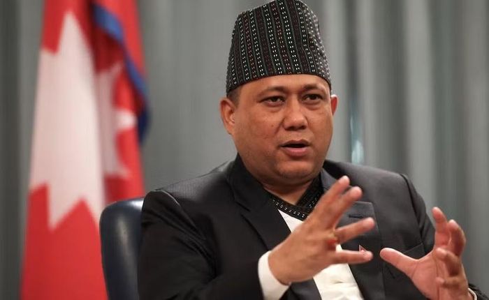 Ngoại trưởng Nepal Shisir Khanal. Ảnh: Reuters