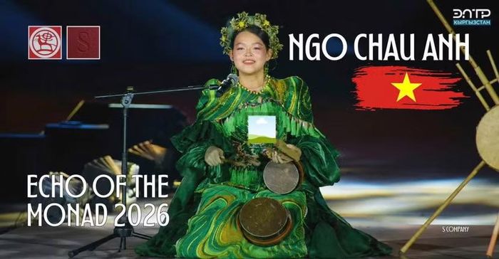 Thí sinh Ngô Châu Anh với phần biểu diễn tại cuộc thi Echo of the Nomads 2026