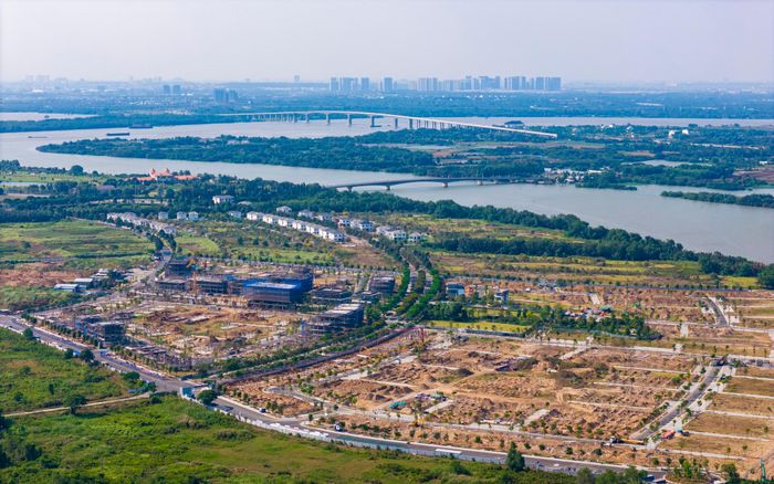  Dự án Paragon Đại Phước quy mô 45 ha của liên doanh chủ đầu tư Nam Long và đối tác Nhật Bản phát triển tại TP Đồng Nai. Ảnh: Quỳnh Danh. 