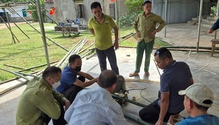 Các nghệ nhân miệt mài tập luyện, góp phần chuẩn bị chu đáo cho lễ hội