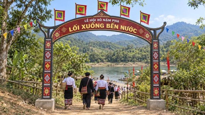 Lễ hội Cầu mưa “Xỏ Nặm Phạ” là nét sinh hoạt văn hóa truyền thống đặc sắc của người Thái miền Tây Nghệ An