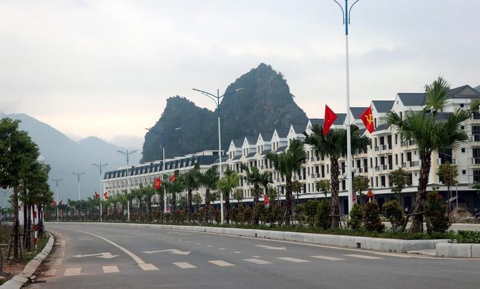 Khu đô thị Ao Tiên - Cát Linh tại Khu kinh tế Vân Đồn, Quảng Ninh. Ảnh: Văn Đức - TTXVN