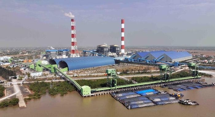 Nhà máy nhiệt điện Thái Bình được xây dựng ngày 22/2/20214 và khánh thành đưa vào sử dụng ngày 14/12/2019 tại xã Mỹ Lộc, huyện Thái Thụy (Thái Bình). Ảnh: Vũ Sinh - TTXVN