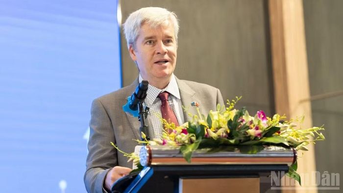 Ông Gonzalo Serrano de la Rosa, Phó Trưởng Ban hợp tác, Phái đoàn Liên minh châu Âu tại Việt Nam. (Ảnh: HNV)