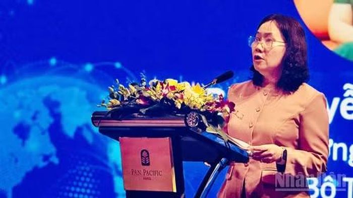 Cục trưởng Cục Thống kê Nguyễn Thị Hương. (Ảnh: HNV)