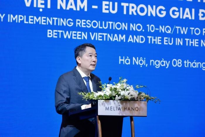 Thứ trưởng Tài chính Cao Anh Tuấn phát biểu tại tọa đàm. (Ảnh: PV)