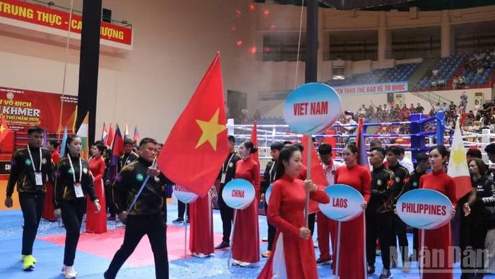 Đoàn chủ nhà Việt Nam tham dự giải với lực lượng mạnh. (Ảnh: THANH TÂM)