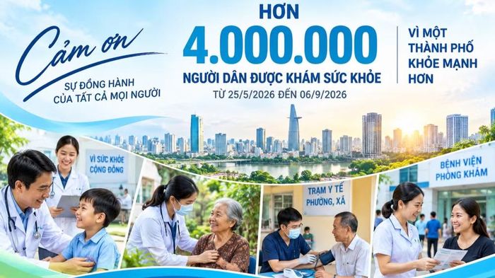 Thống kê tiến độ khám sức khỏe của Sở Y tế Thành phố Hồ Chí Minh. (Ảnh: Sở Y tế)