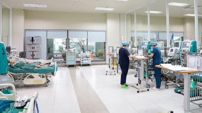 Trẻ được điều trị tích cực tại Bệnh viện Nhi Trung ương nhưng tình trạng tổn thương não quá nặng.