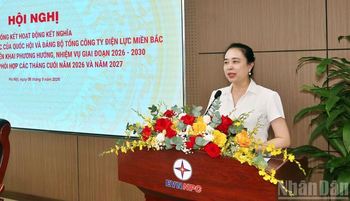 Đồng chí Đỗ Nguyệt Ánh, Ủy viên Ban Chấp hành Đảng bộ Tập đoàn Điện lực Việt Nam, Bí thư Đảng ủy, Chủ tịch Hội đồng thành viên EVNNPC.