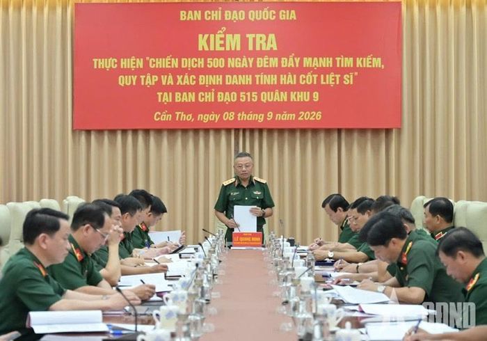 Quang cảnh buổi kiểm tra. 