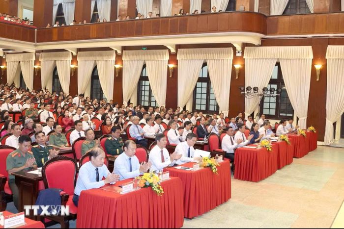  Quang cảnh Lễ khai giảng năm học 2026-2027 tại Học viện Chính trị quốc gia Hồ Chí Minh.