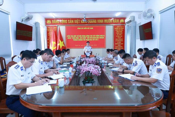 Quang cảnh buổi kiểm tra.