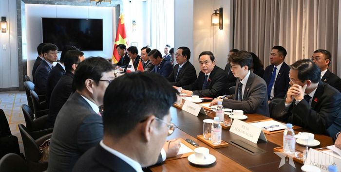 Quang cảnh cuộc tiếp. Ảnh: LÂM HIỂN