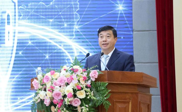  Bí thư Tỉnh ủy Lâm Đồng Y Thanh Hà Niê Kđăm phát biểu tại chương trình 