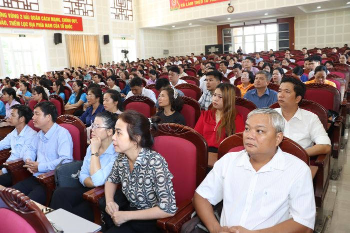  Các học viên dự tập huấn tại điểm cầu trực tiếp 