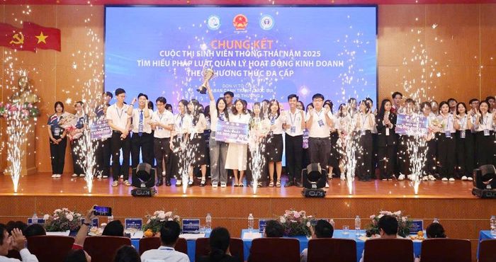 Chung kết cuộc thi "Sinh viên thông thái" năm 2025. Ảnh tư liệu: ỦY BAN CẠNH TRANH QUỐC GIA