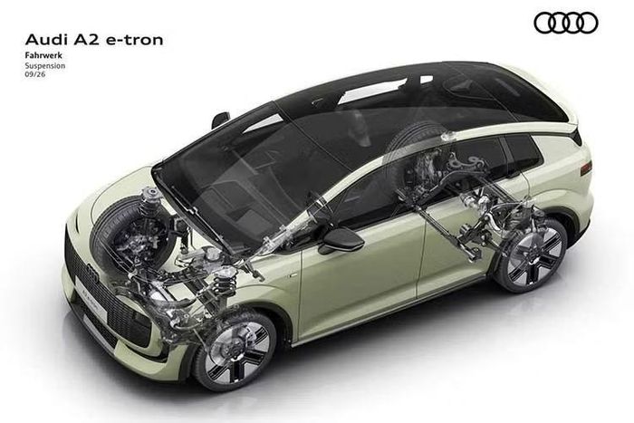 Công suất sạc nhanh DC tối đa đạt 183 kW trên các phiên bản dùng pin lớn, nhưng thời gian sạc từ 10-80% vẫn lên tới 29 phút, một con số không mấy ấn tượng. Hai bộ pin nhỏ hơn có công suất sạc yếu hơn, chỉ 100 kW, nhưng nhờ dung lượng thấp nên thời gian sạc đầy được rút xuống còn 24 phút. Giống những mẫu xe điện Volkswagen sử dụng nền tảng MEB khác, A2 e-tron cũng hỗ trợ sạc hai chiều.