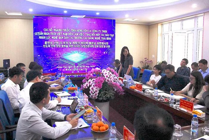 Letuin Việt Nam Làm việc với các sở ngành tỉnh Hưng Yên và Trường Cao đẳng Hưng Yên về hợp tác đào tạo nhân lực bán dẫn.