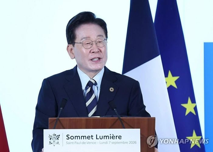 Tổng thống Hàn Quốc Lee Jae Myung.