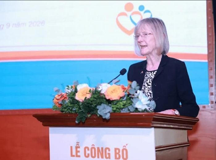 Đại sứ Australia tại Việt Nam Gillian Bird phát biểu tại sự kiện. (Nguồn: UNFPA)