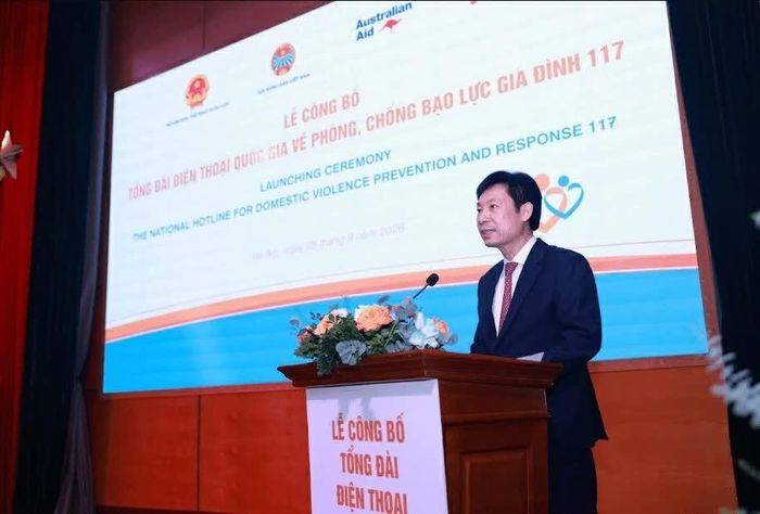 Phó Chủ tịch Hội Nông dân Việt Nam Nguyễn Xuân Định phát biểu tại sự kiện. (Nguồn: UNFPA)