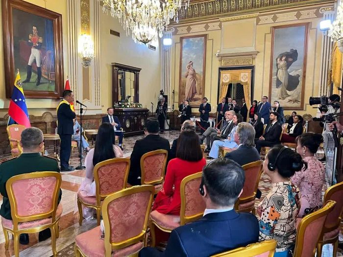 Toàn cảnh buổi lễ. (Nguồn: Đại sứ quán Việt Nam tại Venezuela)