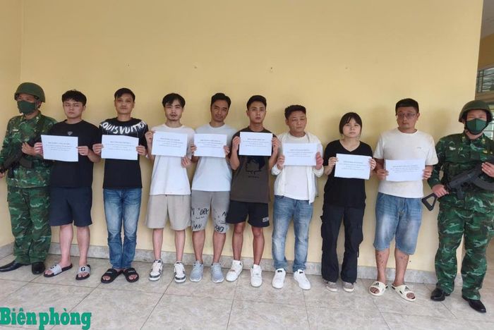 Các đối tượng bị bắt giữ trong giai đoạn 2 của chuyên án. Ảnh: Đơn vị cung cấp