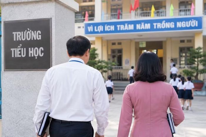 Viên chức giáo dục giữ chức danh lãnh đạo, quản lý chịu tác động trực tiếp từ việc sắp xếp cơ sở giáo dục và có nguyện vọng nghỉ việc theo phương án sắp xếp có thể được xem xét giải quyết chính sách tinh giản biên chế. Ảnh: AI