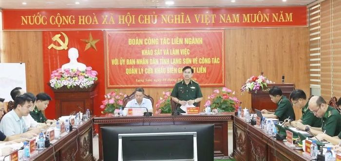 Toàn cảnh buổi làm việc - Ảnh: BLS.