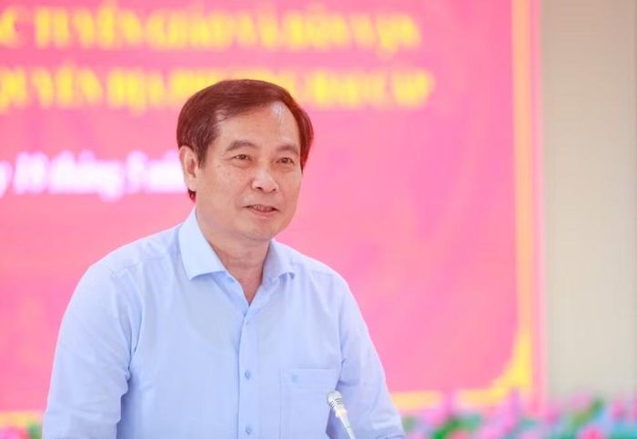 Phó trưởng Ban Tuyên giáo Trung ương Phan Xuân Thủy. Ảnh: PV.