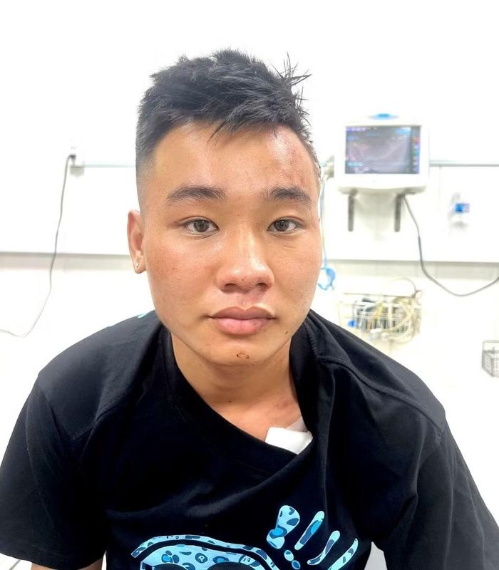 Nghi phạm Nguyễn Đức Anh tại cơ quan điều tra. Ảnh: Bộ Công an