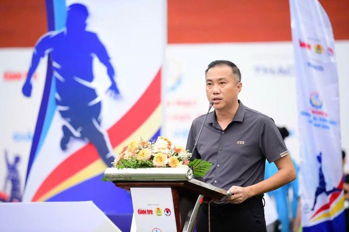 Phó chủ tịch VFF Nguyễn Xuân Vũ cho biết bóng đá Việt Nam cần tiếp tục rút kinh nghiệm trong công tác đào tạo, huấn luyện (ảnh Xuân Khôi)