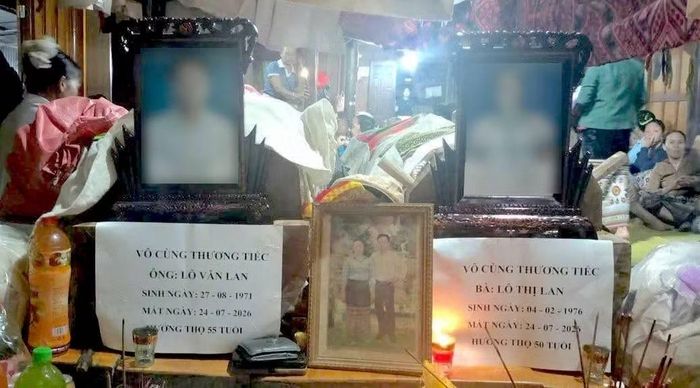 Đám tang 2 vợ chồng ông Lô Văn Lan đã được gia đình cùng chính quyền địa phương tổ chức hoàn tất.