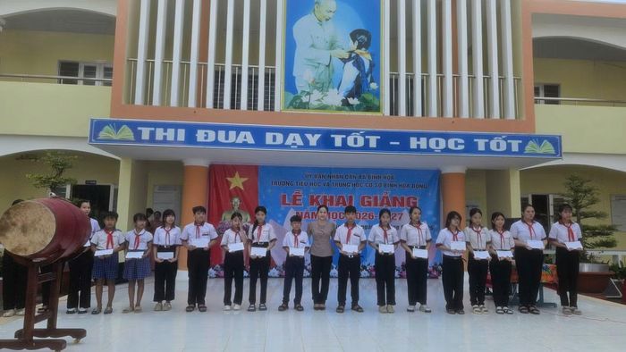 Học sinh tại một trường học ở Tây Ninh trong năm học mới 2026-2027. Ảnh: Nguyễn Tiến