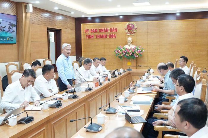 Toàn cảnh buổi làm việc giữa TKV và UBND tỉnh Thanh Hóa nhằm tháo gỡ khó khăn, thúc đẩy hoạt động sản xuất kinh doanh cho các đơn vị trực thuộc Tập đoàn trên địa bàn.