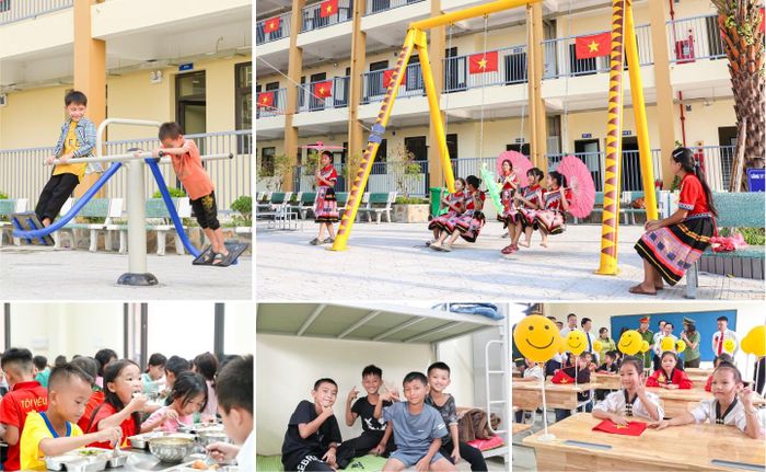 Từ giờ học đến những giờ vui chơi, ăn nghỉ, học sinh Lai Châu bắt đầu một nhịp sống mới trong những ngôi trường khang trang giữa vùng biên.