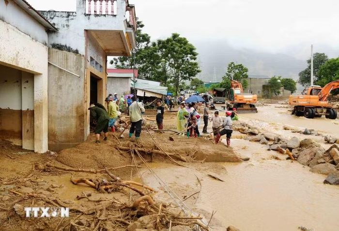 Ngày 18/7/2026, trận lũ ống, lũ quét tại xã Mường Than, tỉnh Lai Châu gây nhiều thiệt hại về người và của. (Ảnh: Nguyễn Oanh/TTXVN)