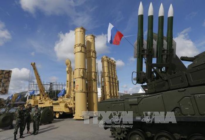 Hệ thống S-300 tại Kubinka, Moskva. Ảnh tư liệu: EPA/TTXVN