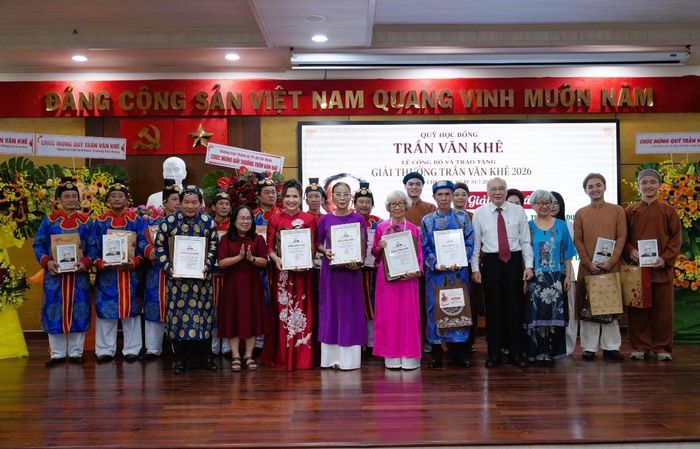 Các nghệ sĩ, nghệ nhân, nhà nghiên cứu được nhận Giải thưởng Trần Văn Khê năm 2026 sẽ hội tụ tại chương trình giao lưu nghệ thuật tối 10/9.