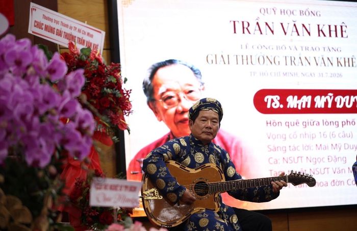 Nghệ sĩ Ưu tú Phạm Văn Môn được nhận Giải thưởng Trần Văn Khê lần thứ 2 năm 2026.