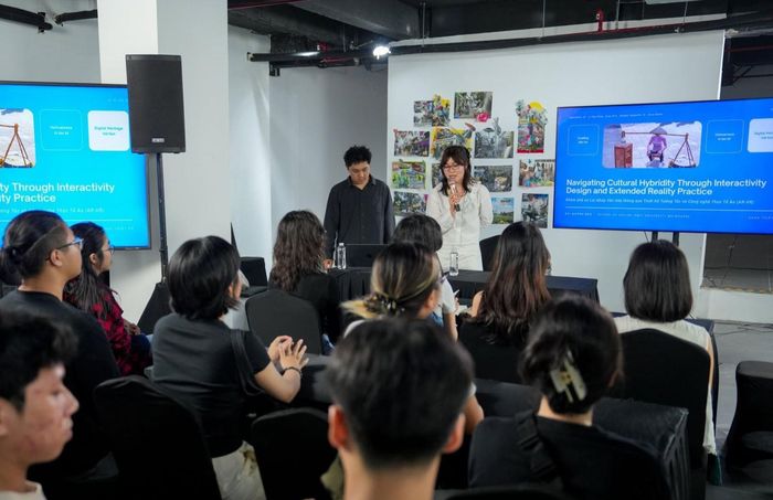 Ngoài các hoạt động triển lãm còn có các buổi diễn đàn, đối thoại tại VFCD 2026. Ảnh tư liệu