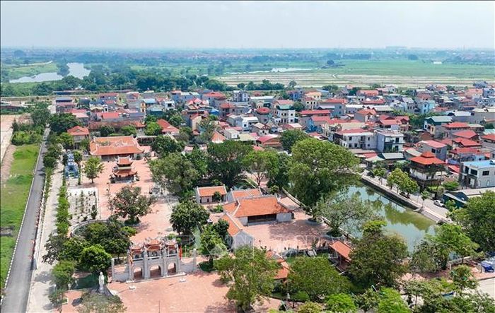 Xã Thư Lâm (Hà Nội) thí điểm mô hình "xã hội chủ nghĩa", tập trung xây dựng không gian văn hóa kích cầu du lịch, lấy hạnh phúc người dân làm trung tâm. Ảnh: Phan Phương/TTXVN