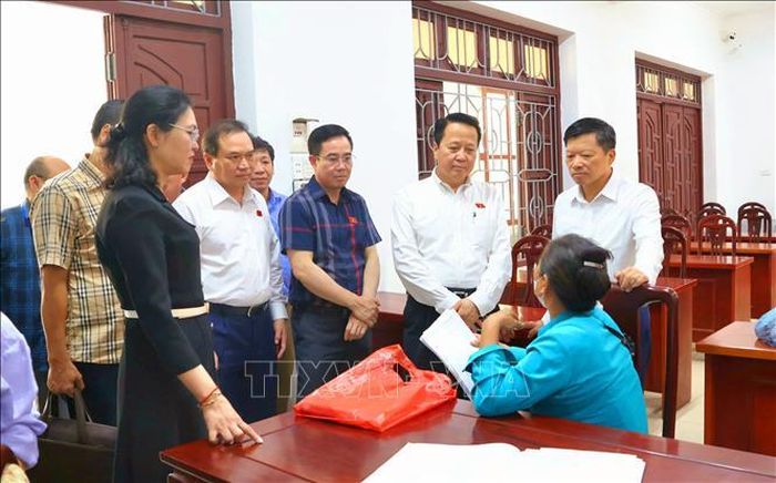 Đoàn khảo sát của Ủy ban Dân nguyện và Giám sát của Quốc hội khảo sát công tác tiếp công dân tại Trụ sở Tiếp công dân tỉnh Bắc Ninh.
