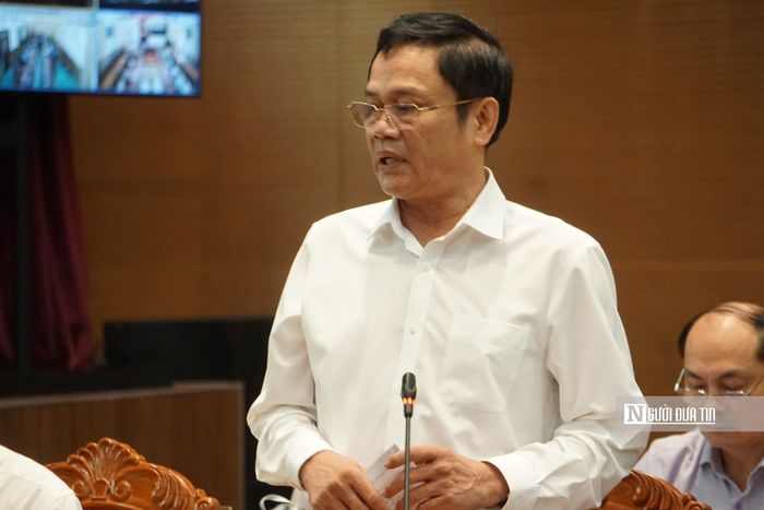 Ông Trần Cang, Giám đốc Sở Tài chính Gia Lai giải trình.