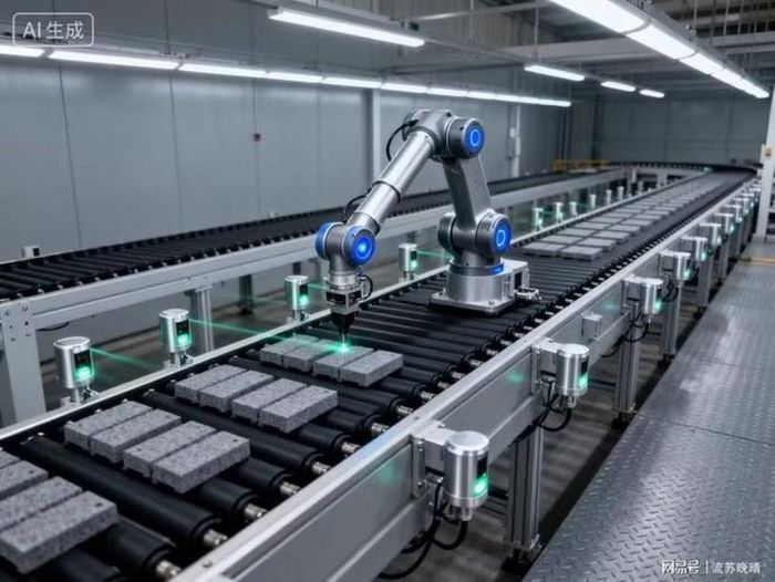 Một phần tư số dây chuyền tự động do robot đảm trách đã bị đắp chiếu. Ảnh: NetEase.